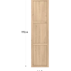 Porte cadre Casa H174 cm - L 45 cm Chêne hikory