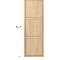 Porte cadre H174 cm - L 60 cm Chêne hikory