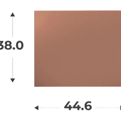 Porte Casa H 38 cm x L 45 cm Teracotta
