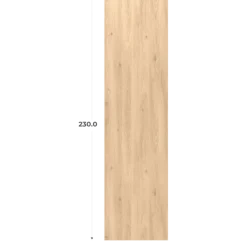 Porte Casa simple Casa H232 cm - L 60 cm chêne hikory