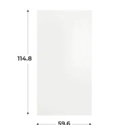 Porte H116 cm Casa blanc L 60 cm