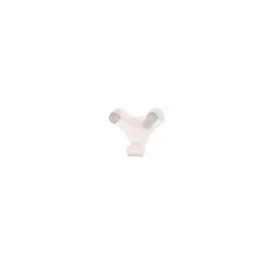 Porte manteau Crochet blanc/chrome