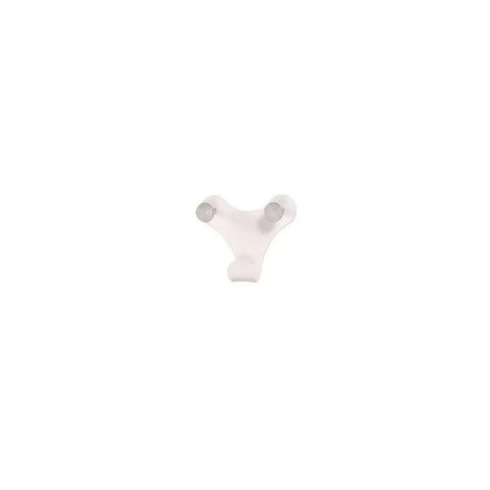 Porte manteau Crochet blanc/chrome