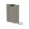 Porte pour lavevaisselle Luna gris