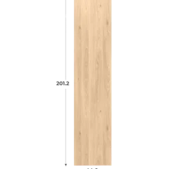 Porte simple Casa H201 cm L 45 cm chêne hikory