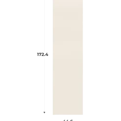 Porte simple Casa H174 cm - L 45 cm Sable