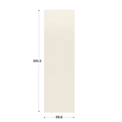 Porte simple Casa H 201 cm - L 60 Sable