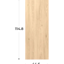 Porte simple H116cm Casa Chêne hikory L 45 cm