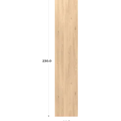 Porte simple H232cm Casa L 45 cm Chêne hikory