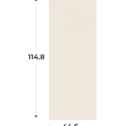 Porte simple H116 cm sable L 45 cm