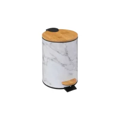 Poubelle Lea blanc 174995