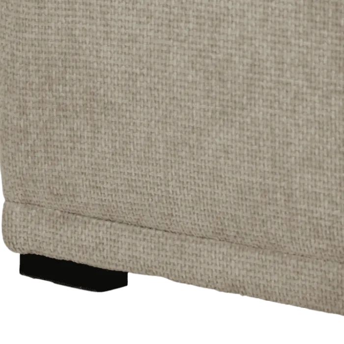 Pouf Ezra Beige - 90 x 46 x 60 cm