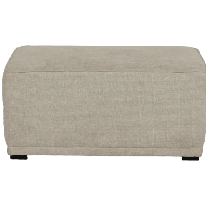Pouf Ezra Beige - 90 x 46 x 60 cm