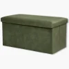 Pouf pliable Kaki 197333D