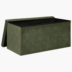 Pouf pliable Kaki 197333D