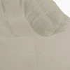 Pouf poire Rimo - Cotelé poso 100 Ivoire