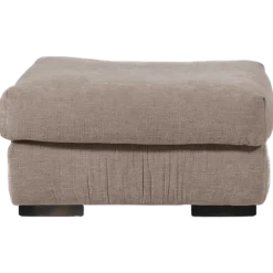 Pouf Polany bandy taupe