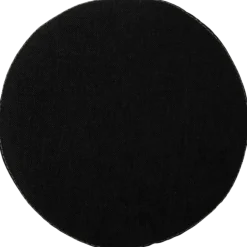Pouf rond Jacques noir