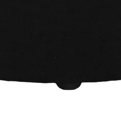 Pouf rond Jacques noir