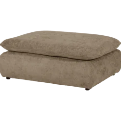 Pouf Venice en tissu gris