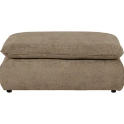 Pouf Venice en tissu gris