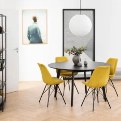 Prix spécial - lot de 2 chaises Eris dining Yellow Wind 90