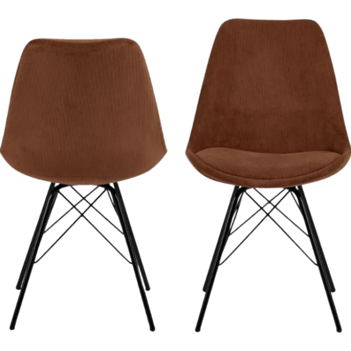 Prix spécial - lot de 2 chaises Eris dining copper wind 100