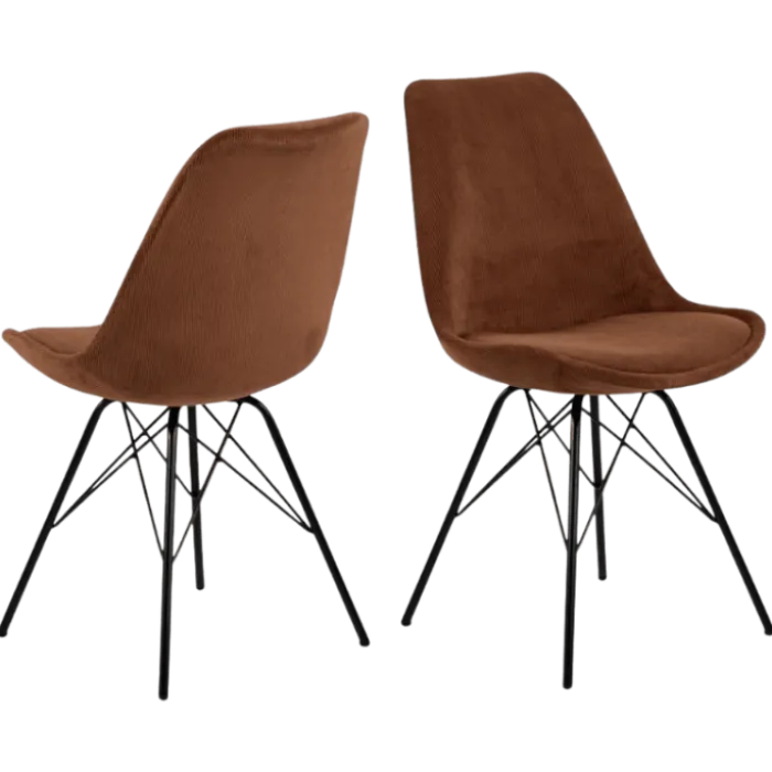 Prix spécial - lot de 2 chaises Eris dining copper wind 100