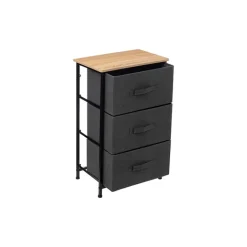 Rangement 3T Tissa gris foncé