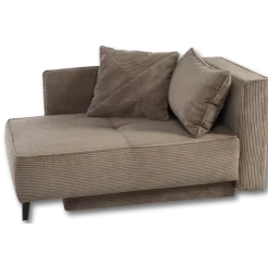 Recamiere velours taupe REX
