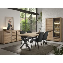 Rico - Salle à manger DR241 cm + table 2 M