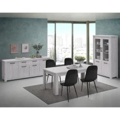 Salle à manger Olivos ( Dressoir + table + vitrine ) SANS CHAISES