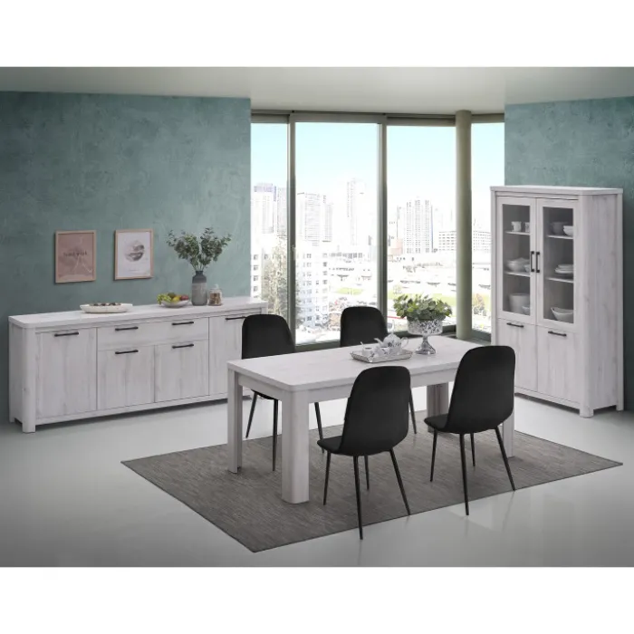 Salle à manger Olivos ( Dressoir + table + vitrine ) SANS CHAISES