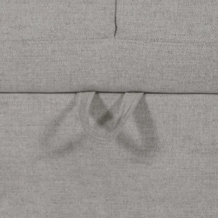 Salon d'angle Alabama gris clair
