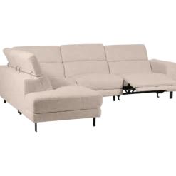 Salon d'angle avec chaise longue à gauche KM.6830
