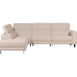 Salon d'angle avec chaise longue à gauche KM.6830