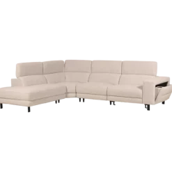 Salon d'angle avec chaise longue à gauche KM.6830