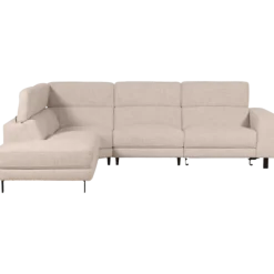 Salon d'angle avec chaise longue à gauche KM.6830