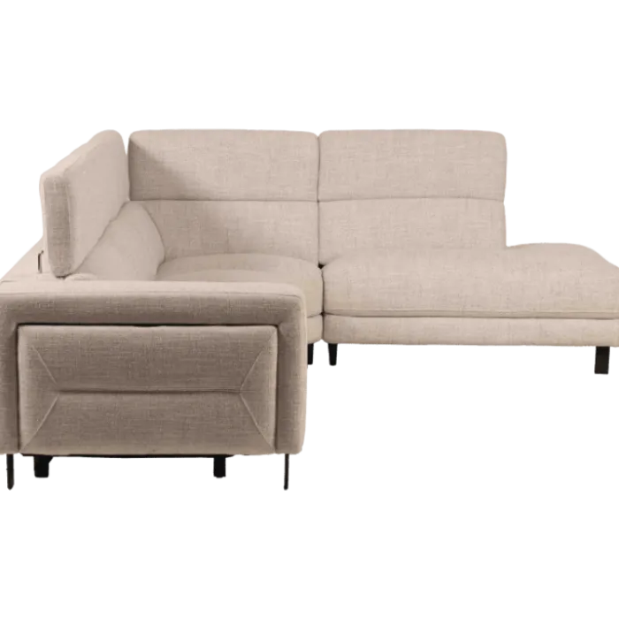 Salon d'angle avec chaise longue KM.6830 beige