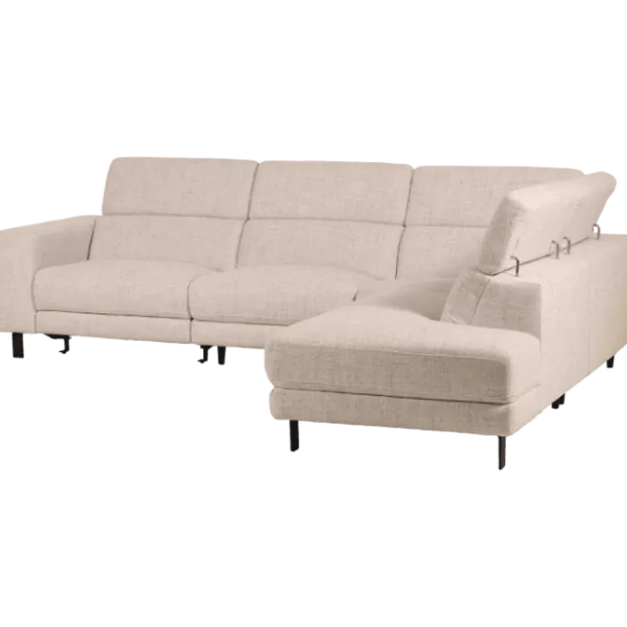 Salon d'angle avec chaise longue KM.6830 beige