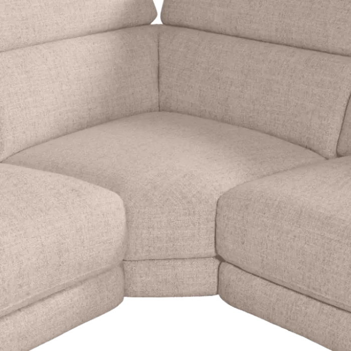 Salon d'angle avec chaise longue KM.6830 beige