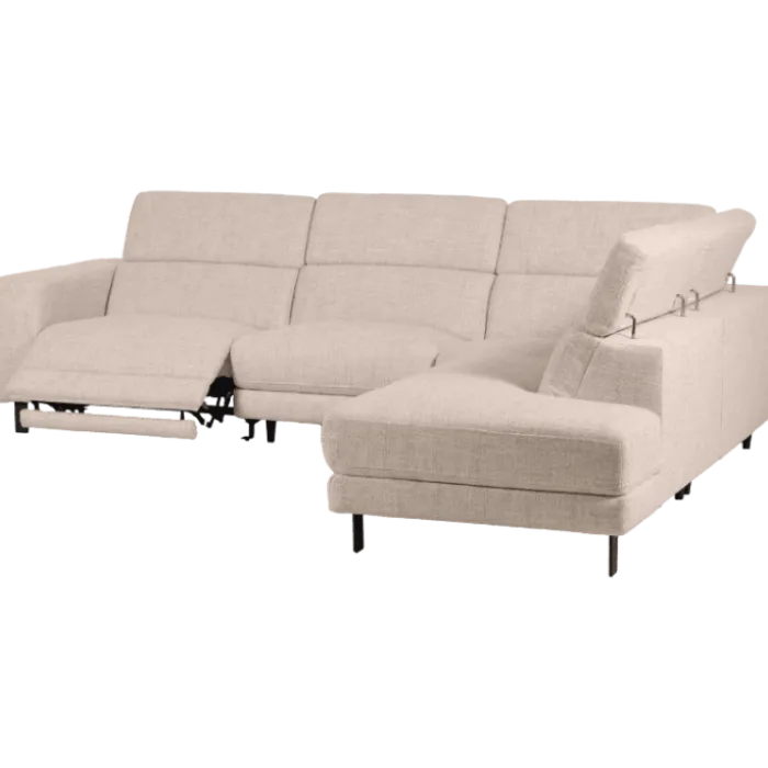 Salon d'angle avec chaise longue KM.6830 beige
