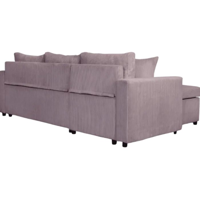 Salon d'angle convertible Golf marron