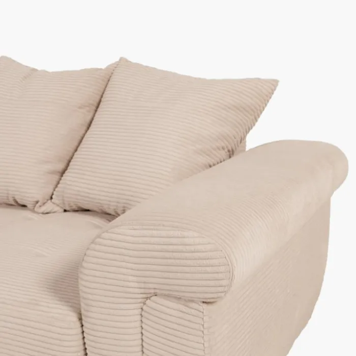 Salon d'angle convertible Java Beige ( mini latte )