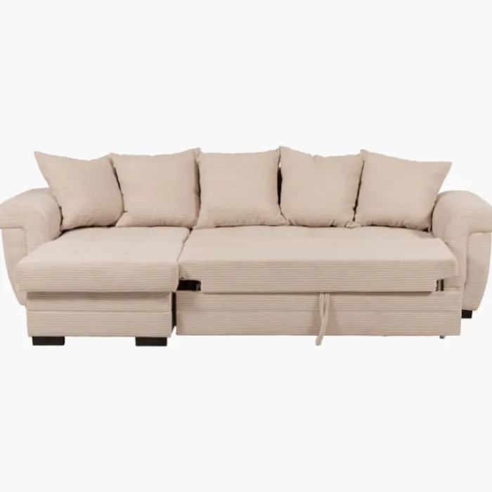 Salon d'angle convertible Java Beige ( mini latte )