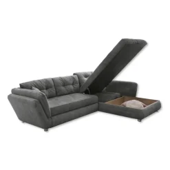 Salon d'angle convertible Jengen gris
