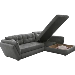 Salon d'angle convertible Jengen gris