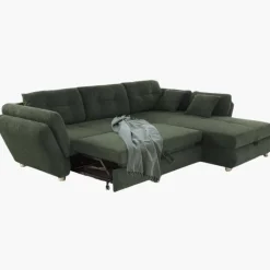 salon d'angle convertible Jengen vert
