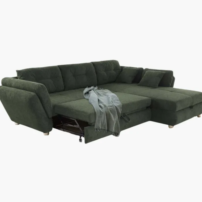 salon d'angle convertible Jengen vert