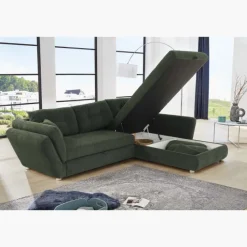 salon d'angle convertible Jengen vert